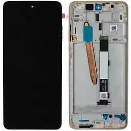 Дисплей Xiaomi Poco X3 Pro чорний, оригінал PRC, з рамкою, Metal Bronze