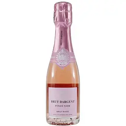 Вино ігристе Brut Dargent Pinot Noir Brut Rose, рожеве, брют, 0.2 л