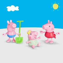 Ігровий набір Peppa figurines – Три маленькі свинки на пляжі Peppa Pig G2833 - мініатюра 3