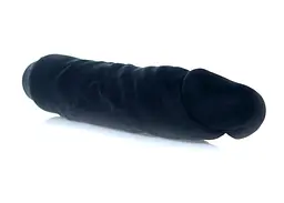 Вібратор Real Skin Multispeed Black, 22,5 см - мініатюра 5