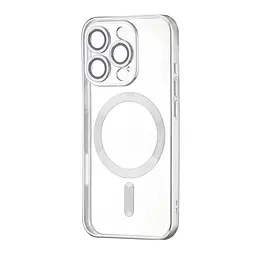 Чохол Ductil Metallic Edge with MagSafe (Protected Camera & Lens) iPhone 16 Pro Silver