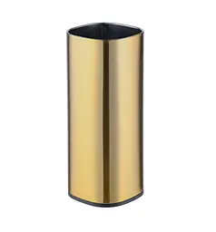 Йоржик для унітазу Mixxus Premium Quadro-TB0201 Brushed Gold, підлоговий, золотий (MI8395) - мініатюра 3