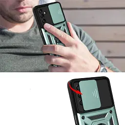 Панель BeCover Military для Samsung Galaxy A14 4G SM-A145/A14 5G SM-A146 Dark Green (709147) - мініатюра 3