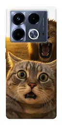 Чохол Demsky Shocked cat and lion для Infinix Note 40 4G