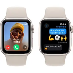 Смарт-годинник Apple Watch SE 2 GPS 40mm Starlight Aluminum Case with Starlight Sport Band S/M [MR9U3] [95073] - мініатюра 4