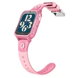 Дитячий смарт-годинник Smart Baby Watch D38-X3 з SIM-картою GPS прослуховуванням відеодзвінком 4G Play Market рожевий - мініатюра 2