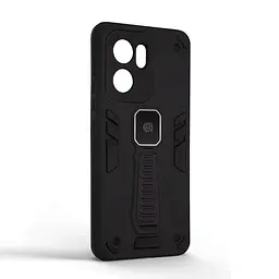 Чехол для OPPO Reno13 F 5G/Reno13 F 4G/Reno13 FS 5G, Proover, черный, с подставкой и магнитом, противоударный, ударопрочный, бронированный, панель-накладка, защита всего корпуса, термополиуретан (TPU) + поликарбонат (PC), ArmorStandart (ARM85758) - мініатюра 2