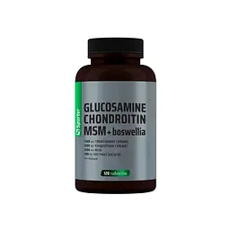 Хондропротектор Sporter Glucosamine & Chondroitin + MSM + Boswellia, 120 таблеток для підтримки суглобів та зв'язок