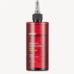 Єсенція для шкіри голови Kundal Caffeine Head Spa & Scalp Care Water Treatment Herb Mint від випадіння волосся лікуюча 300 мл - мініатюра 3