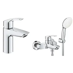 Набір змішувачів для ванни Grohe Eurosmart UA123302S0, Хром