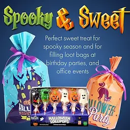 Льодяник на палочці Fusion Select Halloween Candy Lollipops 30 шт - мініатюра 6