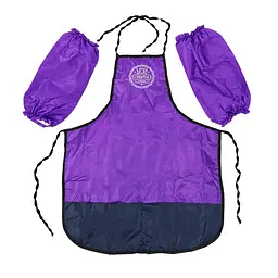 Фартух для творчості з нарукавниками ТЕ12161(Violet) в чохлі, з малюнком, зріст 128 см