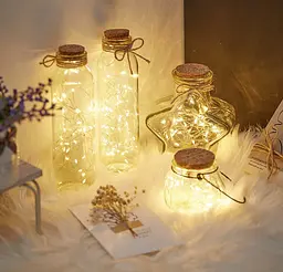 Гірлянда Sun Lamp крапля роси usb оптом 200 led нитка довжина 20м c USB для 5v, від powerbank - мініатюра 5