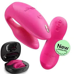 Вибратор We-Vibe Chorus Pro Electric Pink для пар со смарт-управлением