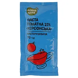 Паста томатная Полная Чаша Херсонская 25% 70 г (875141)