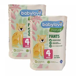 Підгузки-трусики Babylove Nature Pants 4 (9-15 кг) 40 шт