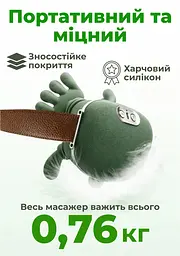Електричний бездротовий шиацу-масажер з інфрачервоним підігрівом - мініатюра 8