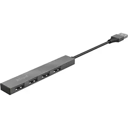 USB-Хаб Trust USB-хаб Halyx Aluminium 4-Port Mini USB Hub (23786_TRUST) - мініатюра 2