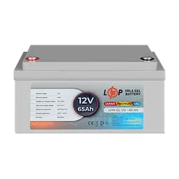 Акумулятор гелевий LPN-GL 12V - 65 Ah - мініатюра 2