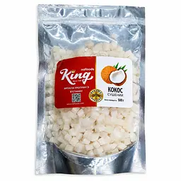 Кокос сушений кубиками King nafoods (без фірмового пакування), 250 г