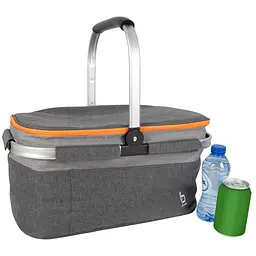 Термосумка Bo-Camp Cooler Basket 26 Liters Grey (6702978) - мініатюра 1