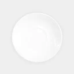 Блюдце МВМ My Home Перлина 16 см біле (KP-103 WHITE) - мініатюра 2