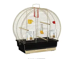 Клітка для канарок та маленьких птахів Ferplast Luna 2 коричнева 44.5х25х45.5 см 52005502