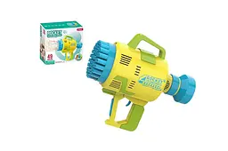Генератор мильних бульбашок пістолет автоматичний Rocket Bubble Gun KB1138 акумуляторний короб. р 25,5 * 23,8 см