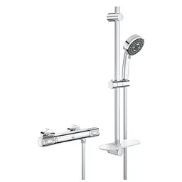 Термостат для душу з душовим гарнітуром Grohe QuickFix Precision Feel 34791000 Хром