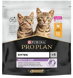 Сухий корм Purina Pro Plan Kitten <1 Healthy Start для кошенят з куркою 400 г (7613036545099)