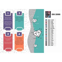 Алмазна мозаїка "Магічна битва. Сукуна" OD2005, 40х50 см - мініатюра 2