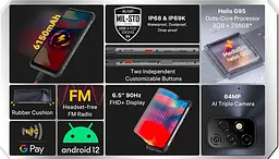 Смартфон Umidigi Bison Gt2 5G 8/128GB Storm Grey - мініатюра 8
