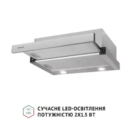 Витяжка телескопічна Perfelli TL 502 I LED - мініатюра 4