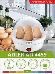 Електрична яєчнарка Adler AD 4459 - мініатюра 2