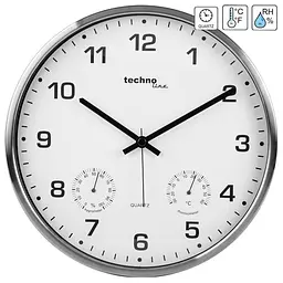 Годинник настінний Technoline WT7980 White/Silver (WT7980) - мініатюра 2
