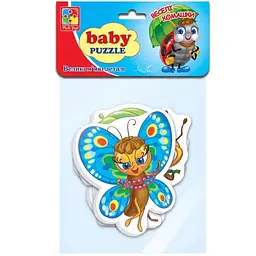 Бебі пазли Vladi Toys Малюк зможе Забавні комахи 16 елементів (VT1106-82) - мініатюра 2