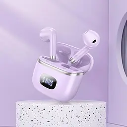 Бездротові навушники HOCO EQ1 Music guide true wireless BT headset Purple - мініатюра 3