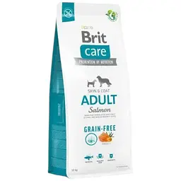 Сухий корм Brit Care Dog Grain-free Adult для собак малих і середніх порід, беззерновий з лососем, 12 кг
