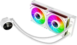 Водяне охолодження GameMax IceBurg 240 Digital ARGB White (IceBurg 240 Digital WH)