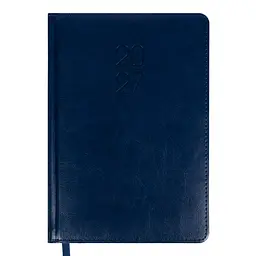 Діловий блокнот Leo Planner твердий А5 датований 2027 Vector 252758 368 аркушів синій
