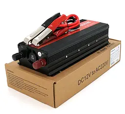 Інвертор напруги Demuda D800W 800Вт, 12/220V, approximated, розетка, клем - мініатюра 2