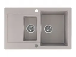 Кухонна мийка Kernau KGS H 6080 1,5B1D Natural Beige
