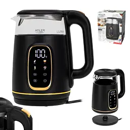 Електрочайник Adler AD 1305 black gold - мініатюра 10