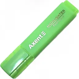 Текстмаркер Axent клин. Highlighter 1-5мм зелений 2537-04 - мініатюра 1