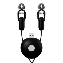 Затискачі для сосків GALAKUin з вібрацією 10 режимів USB Чорні