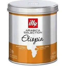 Кава мелена Illy Ethiopia 125 г з/б