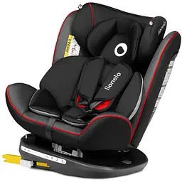 Автокрісло Lionelo Bastiaan Sporty Black з білою основою, чорне (LO-BASTIAAN SPORTY BLACK) - мініатюра 7