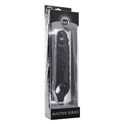 Насадка на пеніс Master Series Mamba Cock Sheath Packaged Black, 16.5 см (чорний) - мініатюра 3
