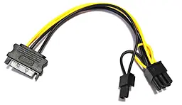 Кабель живлення для відеокарти 6/8-pin to SATA M, 0.2м - мініатюра 2