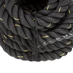 Канат тренувальний Actiget Battle Rope 9 м для кросфіту ACT0015 Black - мініатюра 3